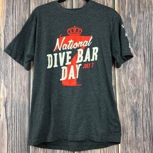 Seagram’s Whiskey 7 Crown ‘National Dive Bar’ T-Shirt - Size Small